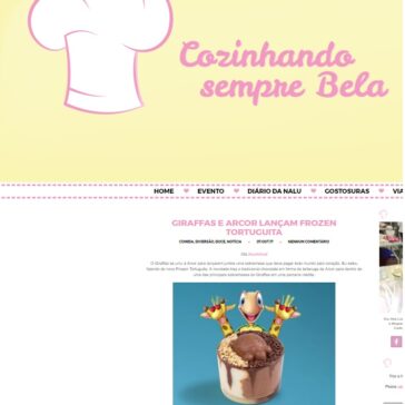 Giraffas e Arcor lançam Frozen Tortuguita – Cozinhando Sempre Bela