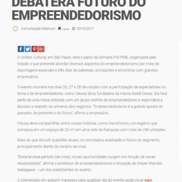 Evento do “Estadão PME” debaterá futuro do empreendedorismo – Instituto Millenium