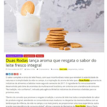 Duas Rodas lança aroma que resgata o sabor do leite fresco integral – Sabor à Vida Gastronomia