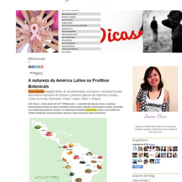 A natureza da América Latina na Fruittion Botanicals – Joana DArc