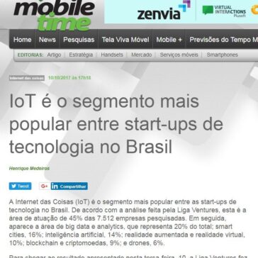 IoT é o segmento mais popular entre start-ups de tecnologia no Brasil – Mobile Time