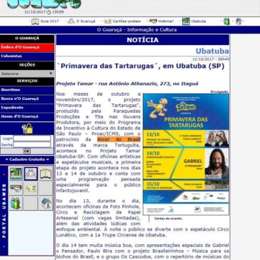 `Primavera das Tartarugas´, em Ubatuba (SP) – UbaWeb