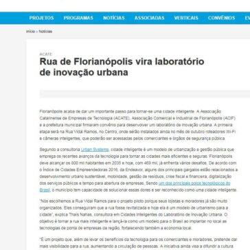 Rua de Florianópolis vira laboratório de inovação urbana – Acate