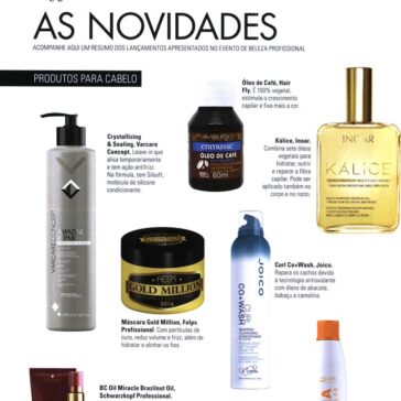 As novidades – Cabelos & Cia