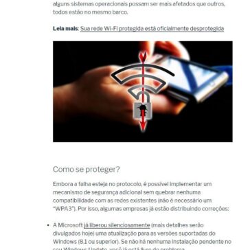 Confira as empresas que já corrigiram a brecha de segurança no WiFi –  Carlos Trentini