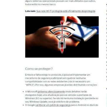 Como se proteger contra a falha que deixou o Wi-Fi vulnerável – Carlos Trentini