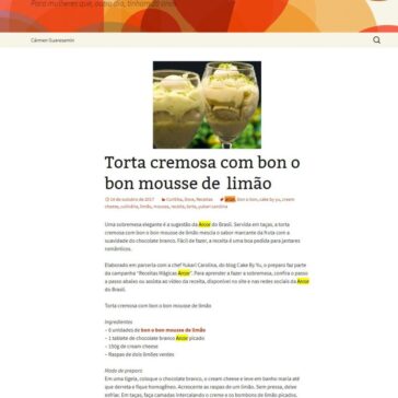 Torta cremosa com bon o bon mousse de limão – Ederepente50