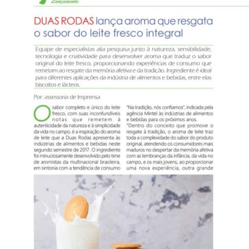 DUAS RODAS lança aroma que resgata o sabor do leite fresco integral – Revista Mais Leite