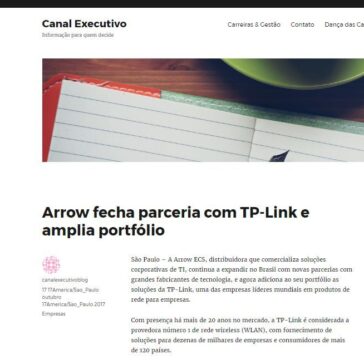 Arrow fecha parceria com TP-Link e amplia portfólio – Canal Executivo Blog