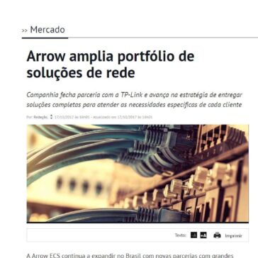 Arrow amplia portfólio de soluções de rede – Decision Report (On-line)