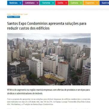 Santos Expo Condomínios apresenta soluções para reduzir custos dos edifícios – Jornal da Orla