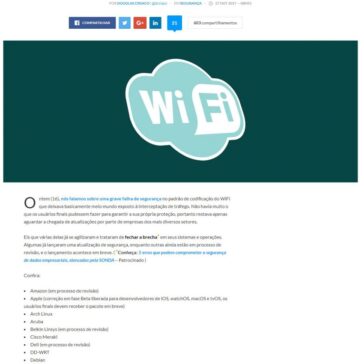 Confira as empresas que já corrigiram a brecha de segurança no WiFi – Tec Mundo