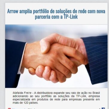 Arrow amplia portfólio de soluções de rede com nova parceria com a TP-Link – EexpoNews