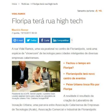 Floripa terá rua high tech – Baguete