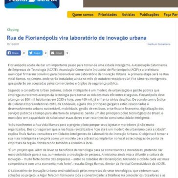 Rua de Florianópolis vira laboratório de inovação urbana – Floripa Manhã