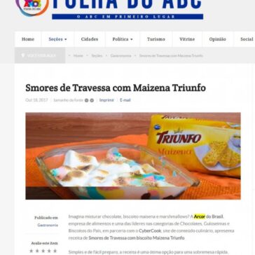 Smores de Travessa com Maizena Triunfo – Folha do ABC