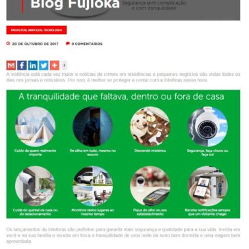 Conheça os lançamentos da Intelbras e faça sua segurança no Fujioka – Fujioka