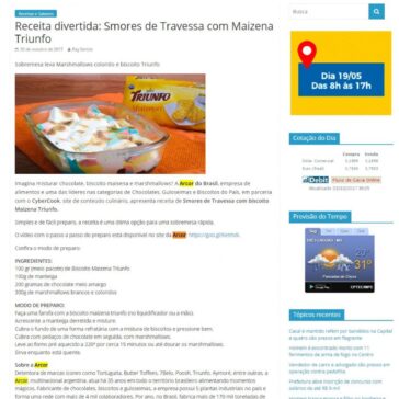 Receita divertida: Smores de Travessa com Maizena Triunfo – Jornal Dia Dia