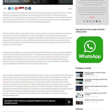 Samsung e Anprotec anunciam startups vencedoras para terceira rodada do programa de aceleração – Blog do Armindo