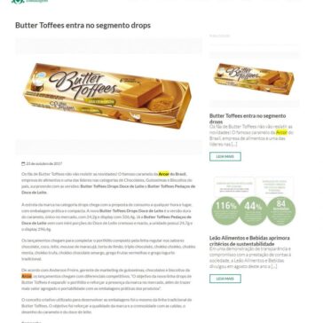 Butter Toffees entra no segmento drops – Clube da Embalagem