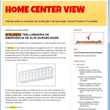 INTELBRÁS TEM LUMINÁRIA DE EMERGÊNCIA DE ALTA DURABILIDADE – Home Center View