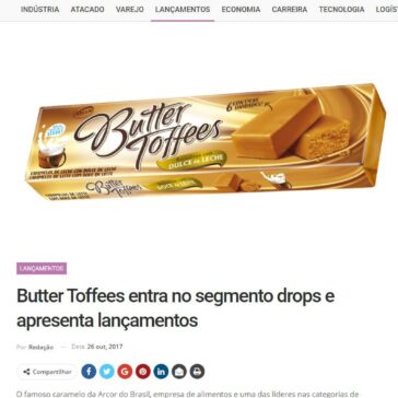 Butter Toffees entra no segmento drops e apresenta lançamentos – Newtrade