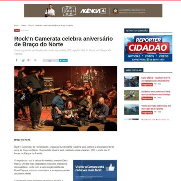 Rock”n Camerata celebra aniversário de Braço do Norte – DN Sul
