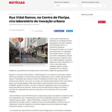 Rua Vidal Ramos, no Centro de Floripa, vira laboratório de inovação urbana – Tudo Sobre Floripa