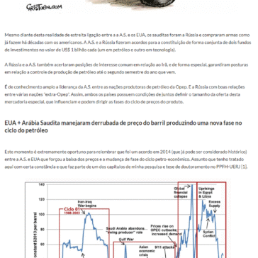 Roberto Moraes: A Aproximação Rússia-Arábia Saudita De Olho No Novo Ciclo Do Petróleo: O Que Isto Tem A Ver Com O Brasil? – Folha Diferenciada
