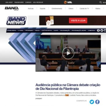 Audiência pública na Câmara debate criação de Dia Nacional da Filantropia – Band News