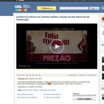 Audiência pública na Câmara debate criação de Dia Nacional da Filantropia – UOL