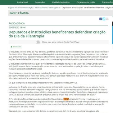 Deputados e instituições beneficentes defendem criação do Dia da Filantropia – Câmara dos Deputados