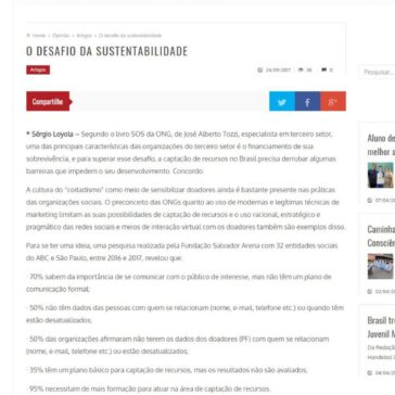 O desafio da sustentabilidade – Clique ABC