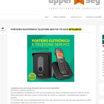Porteiro Eletrônico Telefone Sem Fio TIS 5010 Intelbras – UpperSeg