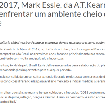 Na Abrafati 2017, Mark Essle, da A.T.Kearney, falará sobre como enfrentar um ambiente cheio de ambiguidade – Portal Paint Show