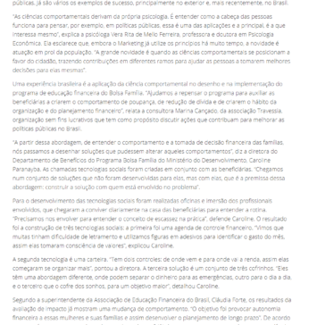 Ciência comportamental pode auxiliar no desenvolvimento das políticas públicas – IstoÉ