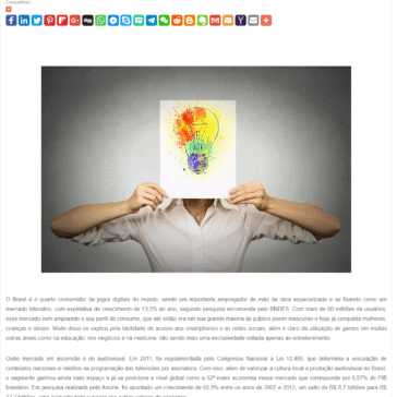 A Economia Criativa e as oportunidades de mercado – Segs