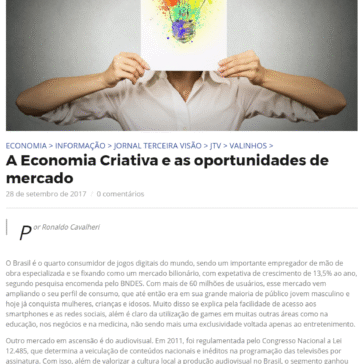 A Economia Criativa e as oportunidades de mercado – JTV Online