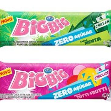 Arcor aposta em nova linha de chicles sem açúcar com a marca Big Big
