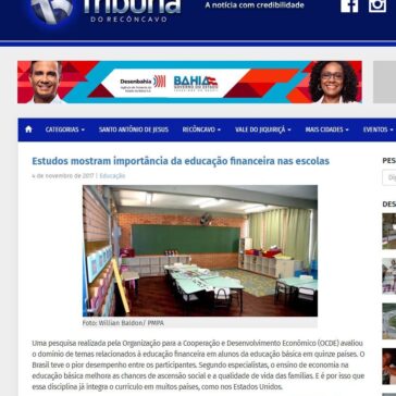 Estudos mostram importância da educação financeira nas escolas – Tribuna do Recôncavo