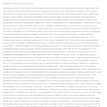 CARRO ELÉTRICO AUMENTARÁ DEMANDA POR METAIS DA AL – GS Notícias