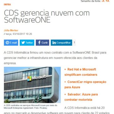 CDS gerencia nuvem com SoftwareONE – Baguete
