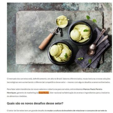 Agregue mais valor à sua produção de sorvetes com novos sabores e coberturas – Fispal Food Service