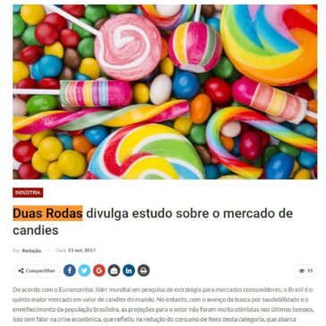 Duas Rodas divulga estudo sobre o mercado de candies – Distribuição