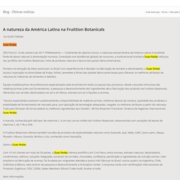 A natureza da América Latina na Fruittion Botanicals – Prosper