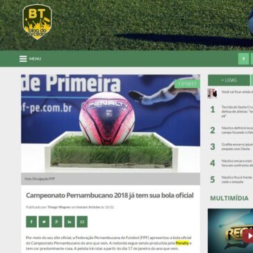 Campeonato Pernambucano 2018 já tem sua bola oficial – Blog Social 1
