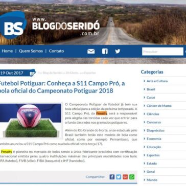 Futebol Potiguar: Conheça a S11 Campo Pró, a bola oficial do Campeonato Potiguar 2018 –