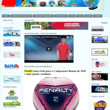Penalty lança bola para o Campeonato Baiano de 2018 e mais quatro estaduais – No Mundo da Bola