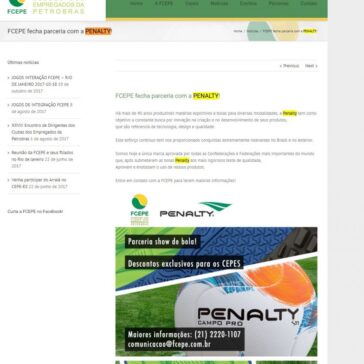 FCEPE fecha parceria com a PENALTY! – Fcepe