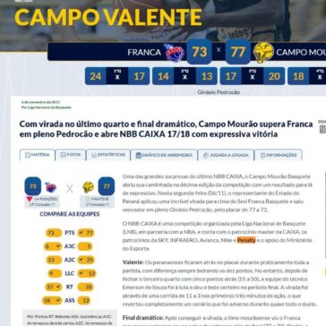 Campo valente – LNB Liga Nacional de Basquete